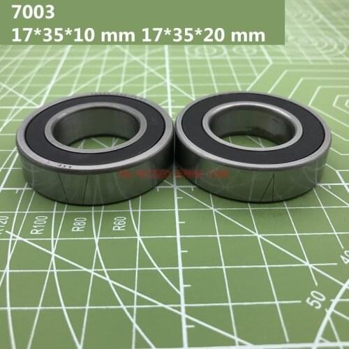 2019 Hot Sale High Quality 1 Pair 7003 7003c 2rz P4 Dt 17*35*10 Mm 17*35*20 Sealed Angular Contact Bearings Speed Spindle Cnc