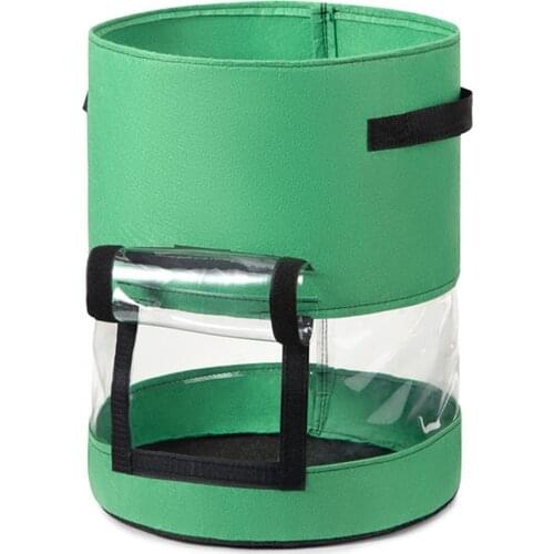 360 Degree Potato Bag Potato Grow Bag Garden Vegetable Planter With Handle And Harvest Flap For Vegetables