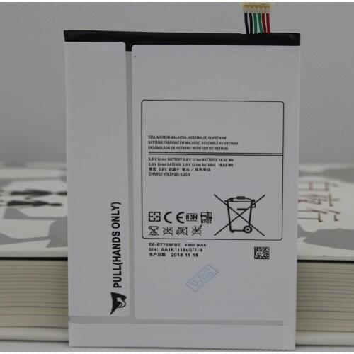 5pcs/lot 4900 mAh Battery For Samsung galaxy tab 8.4 S T700 T705 T701 EB-BT705FBE EB-BT705FBC Battery Replacement