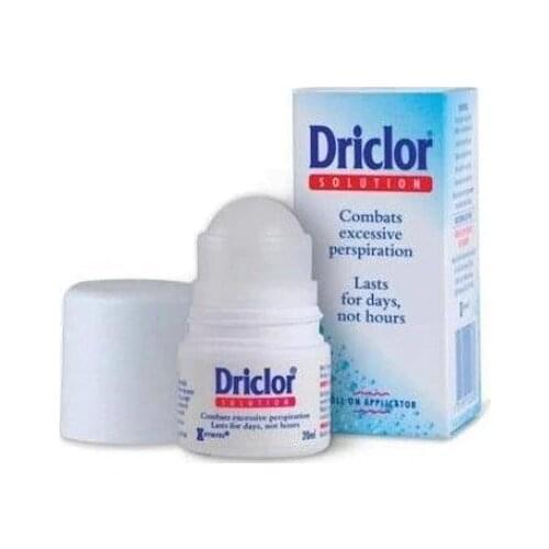 DRICLOR ANTI PERSPIRANT 20 ML. ROLL- ON SEAT SIX SMELL