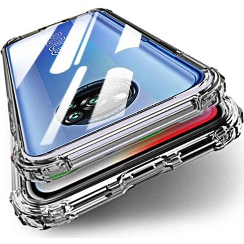 Poco X3 Pro NFC 2020 m3 PocoX3 X 3 Case Shockproof Transparent Silicone Camera Protector For Xiaomi Poco x3 pro m3 poco x3 Cover