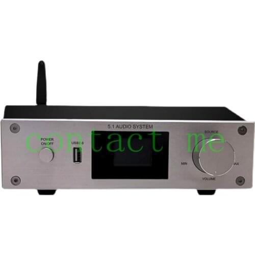 High-fidelity enthusiast DTS digital audio 5.1 channel U disk decoder Bluetooth receiver power amplifier integrated machine
