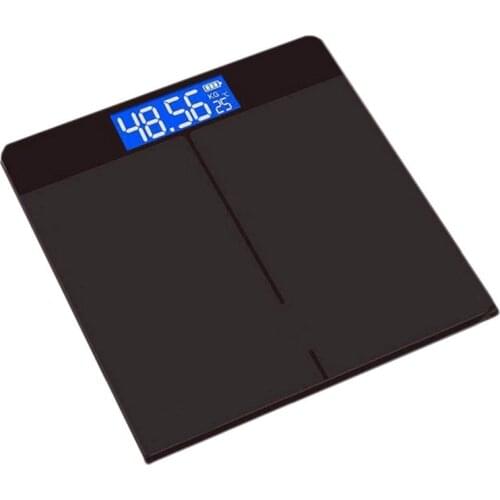Tempered Glass Digital Body Weight Scale USB Charging LCD Bathroom Scales Weight Monitor Body Fats Scale