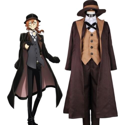 Bungou Stray Dogs Chuya Nakahara Cosplay Costume Custom Made