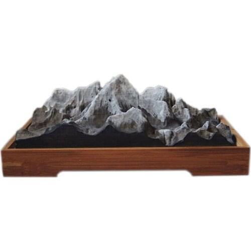 Creative Cement Snow Mountain Model Ornament Essential Oil Aromatherapy Diffuser Car Home Office Decoration Supplies