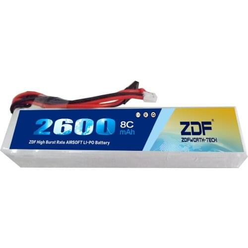 ZDF 11.1V 2600mah 8C romont control Li-po battery for FS-TH9x JR Devo MC6 AT9 WFT09 remont control