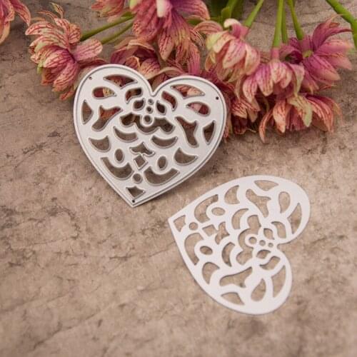 Metal Heart love Cutting Dies Stencils for DIY Scrapbooking/photo album Decorative Embossing DIY Paper Cards