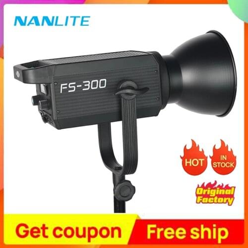 Nanguang Nanlite FS-300 Photography Fill Lighting Led Spotlight Photo Video 330W Light 3200K 5600K Single Color Temperature