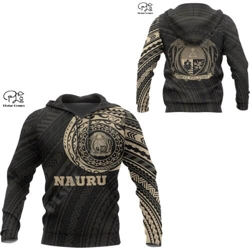 NewFashion Nauru Micronesia Island Country Flag Tribal Culture Retro Pullover 3DPrint Men/Women Autumn Colorful Funny Hoodies 20