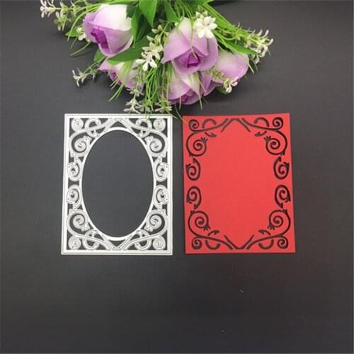 Oval Squre Metal Cutting Dies Stencil For DIY Scrapbooking Decorative Craft Photo Album Embossing Folder Paper Crad