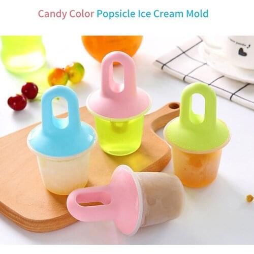 Creative DIY Popsicle Sorbet Ice Cream Mold Homemade Frozen Ice Cube Ice Cream Popsicle Box Ice Cube Maker