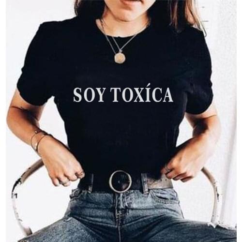 TISPASPO Women's T-shirts With Inscriptions