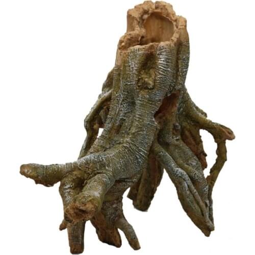 Fish Hideout Long-lasting Aquarium Driftwood Tree Model Craft for Shrimps