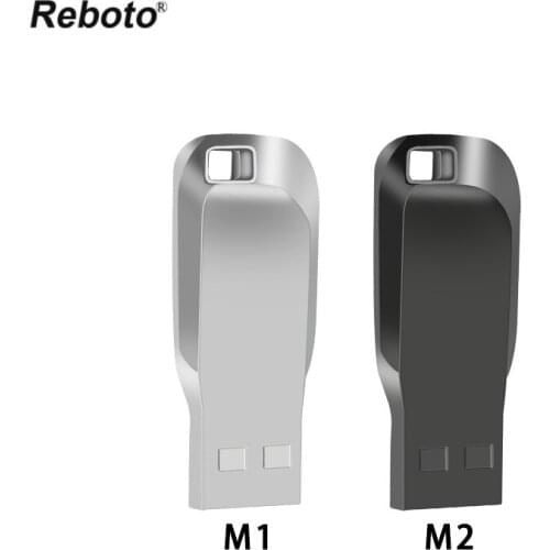 USB 2.0 Reboto Mini USB Flash Drive 32GB 64GB High Quality Metal U Disk Pen Drive 4GB 8GB 16GB Pendrive Memory Stick