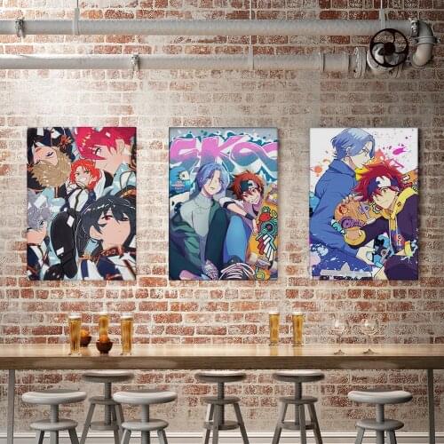 Vintage Anime Posters SK8 The Infinity Posters Canvas Painting for Home/Living Room/Bar/ Bedroom Canvas Wall Decor