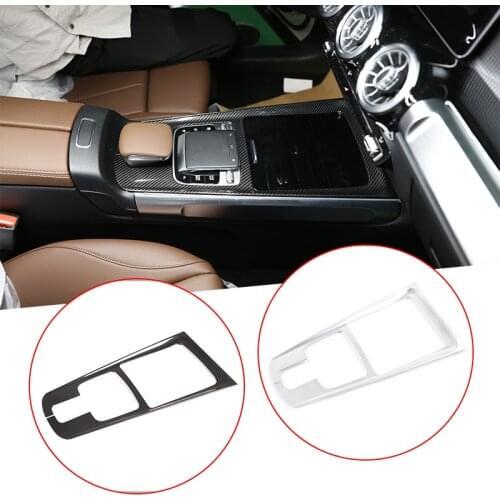 Car Part Center Console Protection Frame Trim ABS Chrome For Mercedes Benz B GLB Class W247 X247 2020 Interior Sticker Accessory
