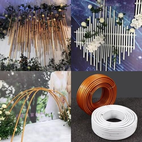 5m Wedding Arch Shelf Modeling Tube Flexible Stage Background PVC Party Prop Birthday Artificial Flower Stand Shelf Frame