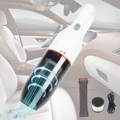 Wireless Car Vacuum Cleaner 7.2V Cordless Powerful Cyclone Suction Wet/Dry Vacuum for Auto Home Handheld Cordless Rechargeable