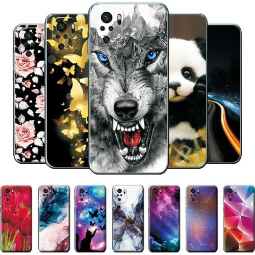 Case For Redmi Note 10 Case Redmi Note 10s Soft Silicone Phone Case For Xiaomi Redmi Note10 Cool TPU Cover For Redmi Note 10 Pro