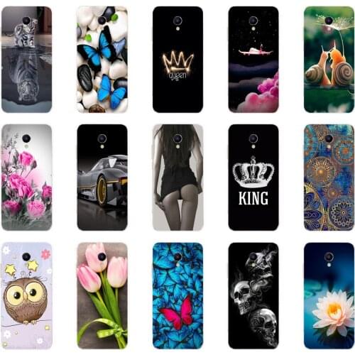 For Meizu M5C Case Silicon Soft TPU Phone Cover for Meizu M5S M 5 S Coque Bumper full 360 Protective fundas cute cat dog 1