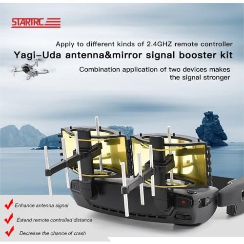 DJI phantom 3 Signal Booster Antenna Range Extender For DJI Spark/Mavic Air/Mavic 2/Mavic mini 2.5-3.5KM Yagi-Uda antenna 2.4G