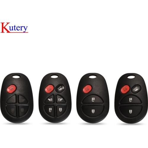 Kutery 3/4/5/6 BTN Remote Car Key Shell For Toyota Sienna Avalon Solara Highlander Sequoia Keyless Fob Case Housing