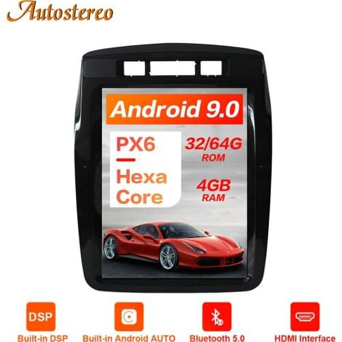 Vertical Screen Tesla Radio Android 9.0 For VW Volkswagen Touareg 2010-2019 Car GPS Navigation Radio Head Unit Multimedia Player