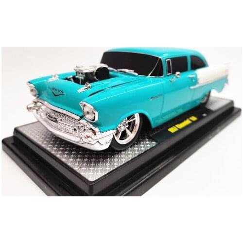 M2 Machines 1/24 1957 Chevrolet 150 Diecast Collection of Die-casting Simulation Alloy Model Car Children Toys