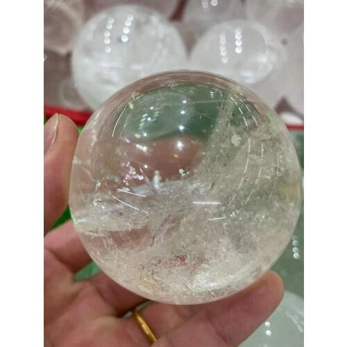 Natural white crystal ball Crystal Sphere Ball Healing
