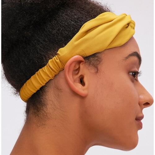 New Cross Headbands Headbands Fashion Handmade Twist Cloth Sport Breathable Stretch Hairbands Hair Accessories