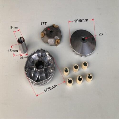 Motorcycle Front Drive Clutch Variator Drive Face Assembly For Haojue Suzuki UZ125 UM125 LINDY125R UA UZ UM LINDY 125 33G Engine