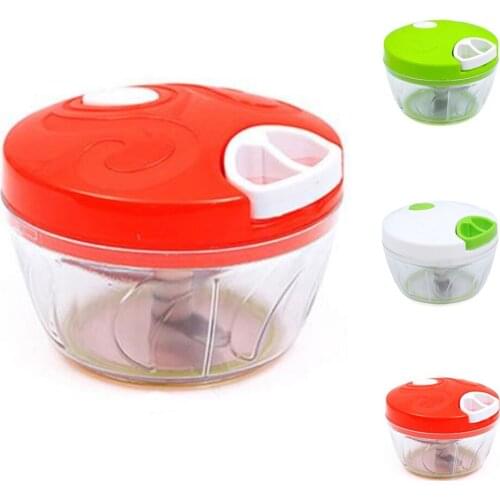 Practical Hand Manual Meat Grinder Hand-power Food Chopper Mincer Mixer Blender to Chop Meat Fruit Vegetable Nuts Shredders