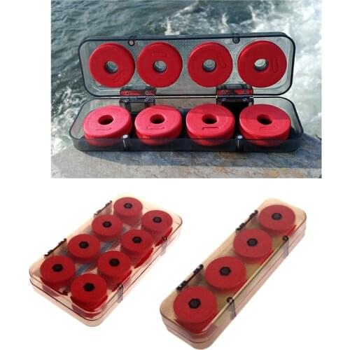 8/16 pcs Fishing Tools Fishing Line Foam Board Winding Coil Shaft Fishing Line Spools Utility Box Box Red Boxing Boxes