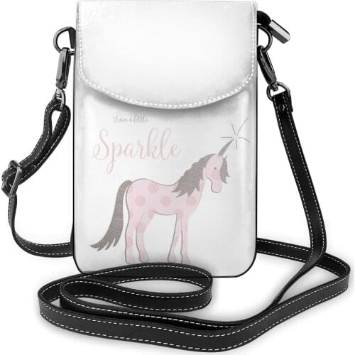 Unicorn Shoulder Bag Fashion Funny Women Bags Leather Shopping Student Purse