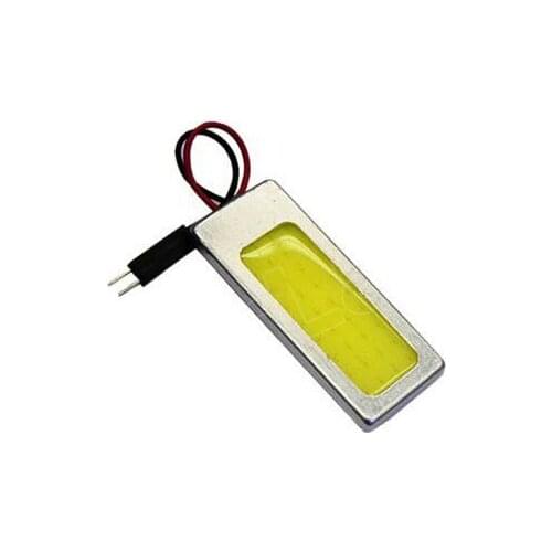 High quality 10 pieces 12V car led panel 36led COB Panel light Interior Room led Dome Car Bulb Lamp with Adapters Frame