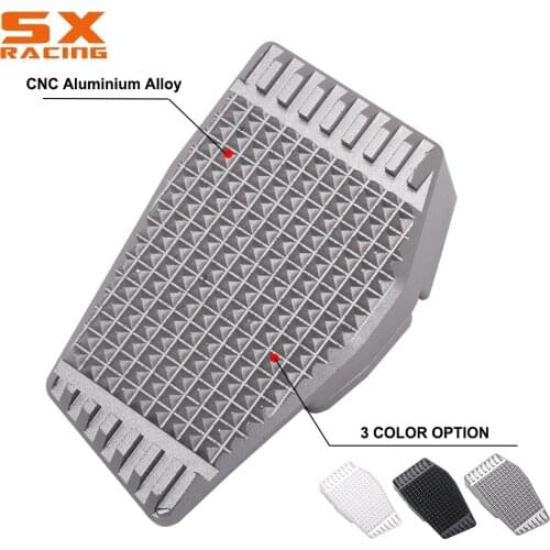 Motorcycle Rear Brake Lever Pedal Extension Enlarge Pad Pedal Plate For Kawasaki Ninja 650 ER-6F 2012 2013 2014 2015 2016