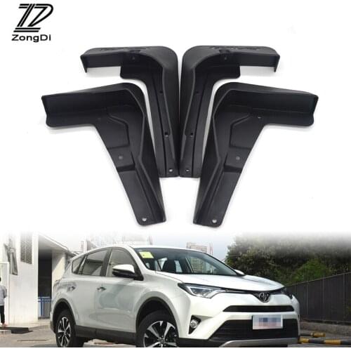 ZD Car Front Rear Mudguards For Facelifted Toyota RAV4 2016 2017 2018 Set Molded Accessories Mudflaps Car-styling 4Pcs Fenders