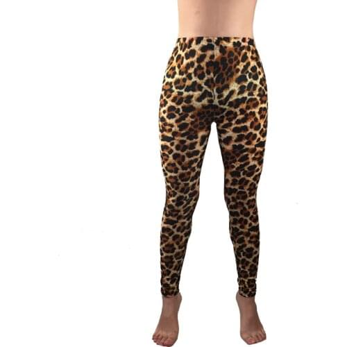 YRRETY Casual Push Up High Waist Fitness Leopard Leggings Women Sportswear Workout Bodybuilding Pants Plus Size Bottom Clothes