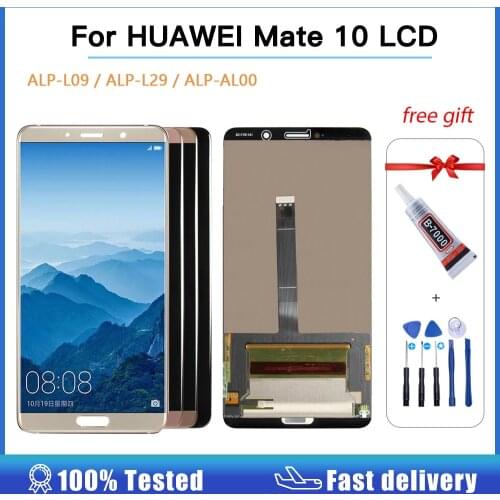5.9" For HUAWEI Mate 10 LCD Display + Touch Screen with Frame Digitizer For Huawei Mate10 LCD Display ALP-L09 ALP-L29 ALP-AL00