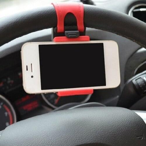 Car Mobile Phone Holder Car Steering Wheel Mobile Phone Socket Holder Car Navigation Support Clip