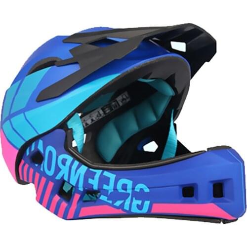 Kids Helmet Bike Bicycle Full Face Ultralight Child Mtb Cycling Motorcycle Helmet Parallel Car Skating Riding Safety Sport Hats
