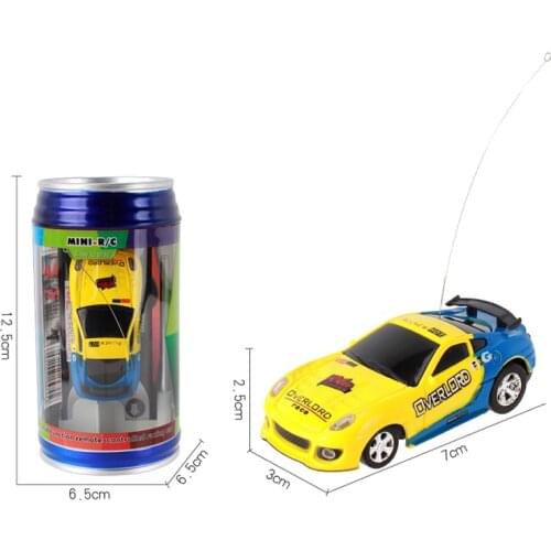 8 Colors Hot Sales Can Mini RC Radio Remote Control Micro Racing Fun Realistic Car For Boys Kids Gift Toy RC Models