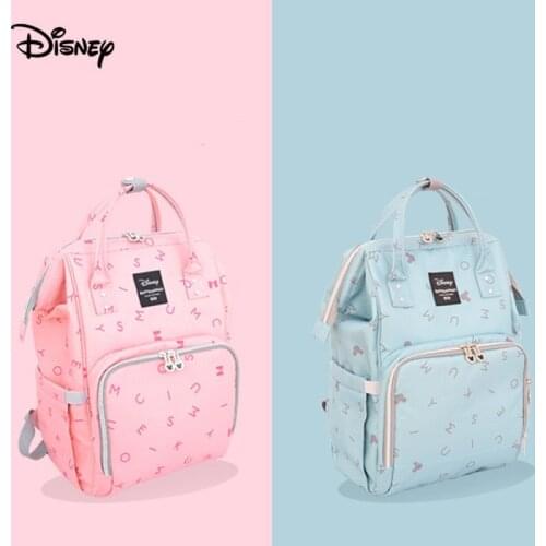 Disney fashion Mummy bag multi-function large-capacity handbag Pregnant baby backpack out portable Pregnant woman baby package