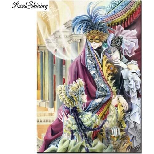 5d diy diamond painting full square round drill Mo Dao Zu Shi Figure mask beauty lover Anime diamond embroidery F252