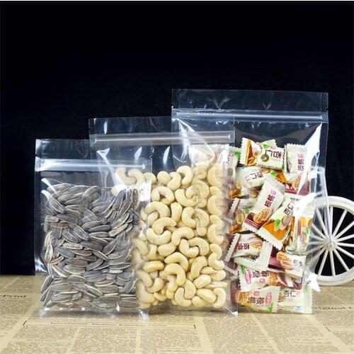 1000pcs/lot Plastic packaging bag transparent Self seal bag opp transparent sealing sealing Pouch tea packaging bag food Pouch