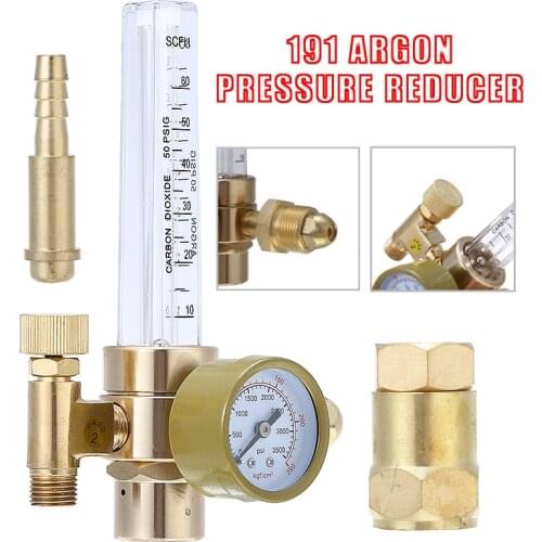 Argon CO2 Gas Pressure Regulator Gauge CO2 Mig Tig Flow Meter Welding Welder Gauges Argon Gas Regulator Pressure Reducer