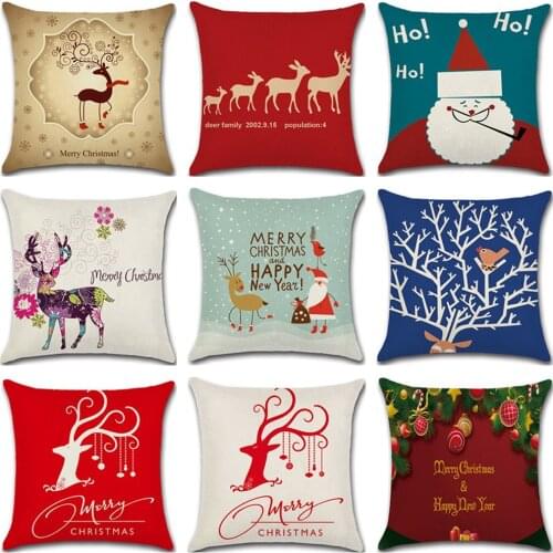 Hot! snow Christmas style cushion Merry Christmas! Santa Claus socks decorative balloon pillows Nordic