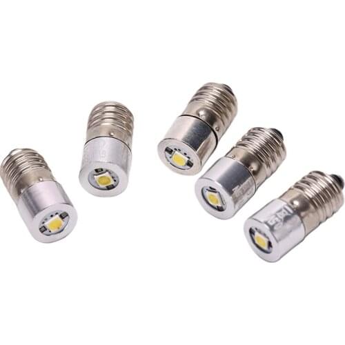 New E10 P13.5S BA9 0.5W LED For Focus Flashlight Replacement Bulb Torches Work Light Lamp DC3V 4.5v 6V 7.5v 9v 12v cold