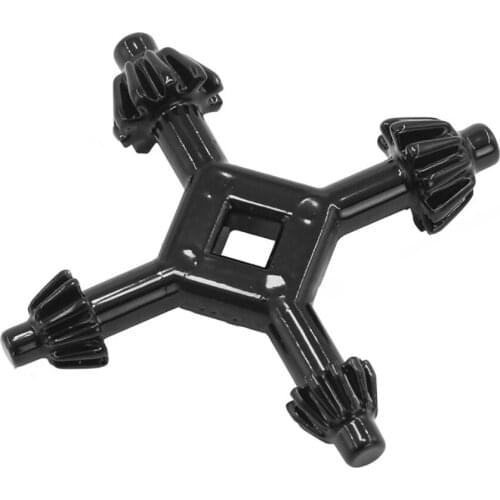 1 piece of 4 in 1 multifunctional universal chuck key drill drilling bracket wrench ratchet sleeve combination dual-use star wre