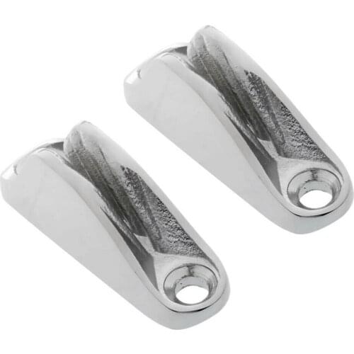 Marine 316 Stainless Steel Boat Clam Cleat Rope Inox 2pcs